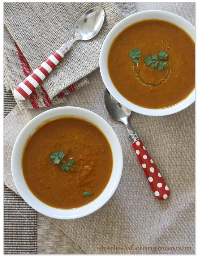 Ginger and carrot soup